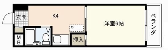 アルカサール大芝の間取り画像