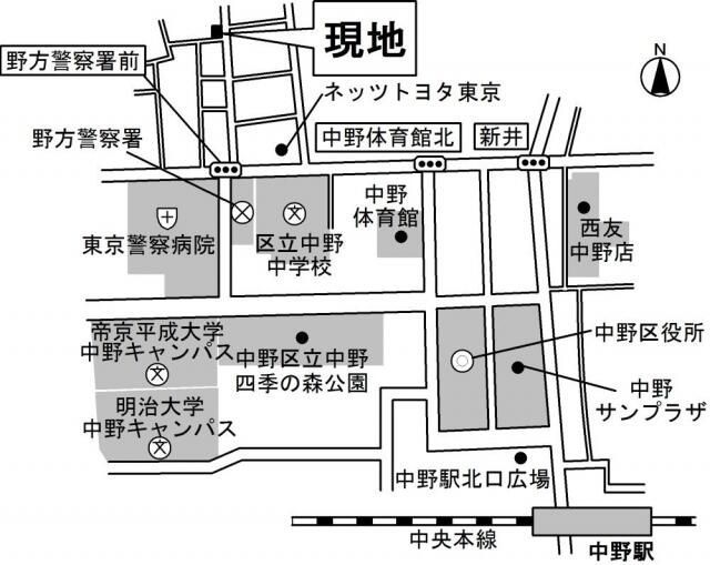 近くに施設あり