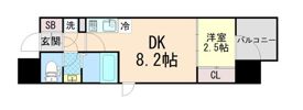 セレニテ神戸駅前アリエの間取り画像