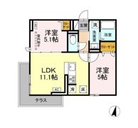 カサベルテ鹿骨の間取り画像
