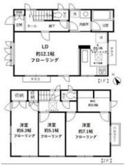 浜田山ビィレッヂの間取り画像