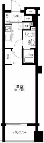 日神デュオステージ横濱マリンスクエアの間取り画像