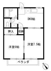 マンションDAIの間取り画像