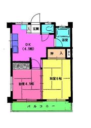 コーポサクライの間取り画像