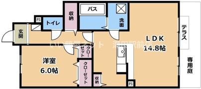 シャリテ高橋川の間取り画像