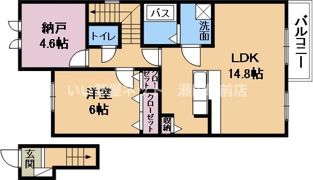 シャリテ高橋川の間取り画像