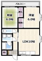 ハイム山田の間取り画像