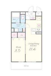 プローシュの間取り画像