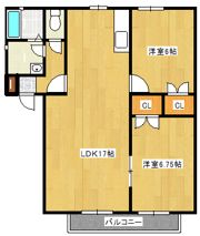 ベルデ高石 Aの間取り画像