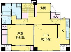 ヴィラ墨田の間取り画像