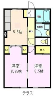 グリーンパレス斎藤分の間取り画像
