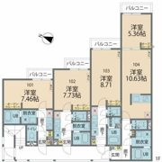 カインドネス新座Southの間取り画像