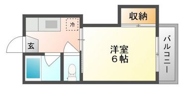 コーポもりやの間取り画像