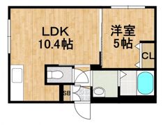 キングフィッシャー恵庭の間取り画像