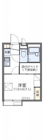 レオパレスみらいⅢの間取り画像