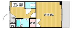 クレール谷本の間取り画像