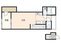 Pablo戸坂A棟の間取り画像
