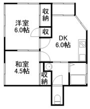 丸幸マンションの間取り画像