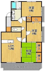 サンヒルズ守恒の間取り画像