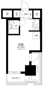 パレ・ドール文京メトロプラザⅠの間取り画像