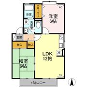 シャトレー中村の間取り画像