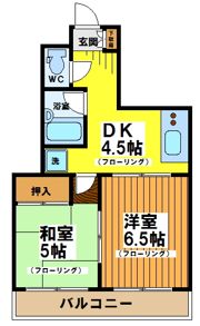 ドルミカワサキの間取り画像
