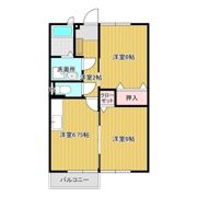 シャルマンヴァーグの間取り画像
