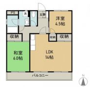 ハイツ古江の間取り画像