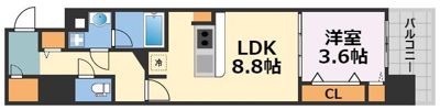 アーバネックス同心Ⅱの間取り画像