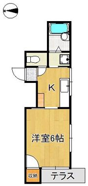 シャトレ菅原Iの間取り画像
