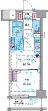 GENOVIA四ツ木の間取り画像