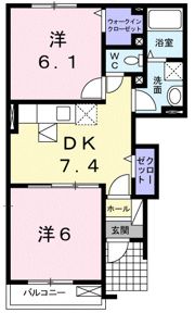 レジレンスパーク Ⅰの間取り画像