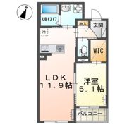 パルクボヌール川名の間取り画像