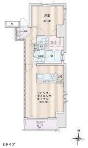 エスティメゾン錦糸町Ⅱの間取り画像