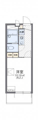 レオパレスピーフスの間取り画像