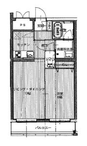 カネツグマンションⅡの間取り画像