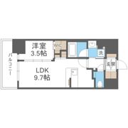 コンフォリア・リヴ北浜淡路町の間取り画像