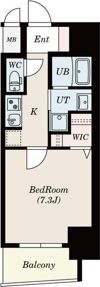 S-RESIDENCE今池駅前の間取り画像