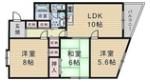 イーストヒルズ東香里の間取り画像