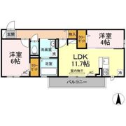 マノワール南町の間取り画像