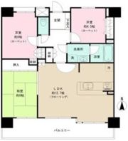 ロイヤル植田の間取り画像