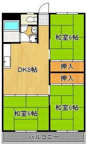 ベルガ熊谷の間取り画像