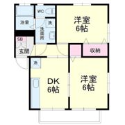 クラウンハイツNの間取り画像