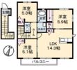 リアルエステート東原弐番館 B棟の間取り画像