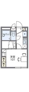 レオパレスラポールの間取り画像