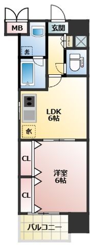 フロンティア中川の間取り画像