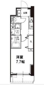 メゾンドアーク南大井の間取り画像