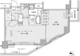 ヒューリックレジデンス茗荷谷の間取り画像