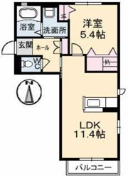 ハーブ上ヶ原Ⅳの間取り画像