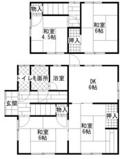 原304-1貸家の間取り画像